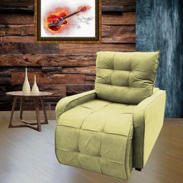 Imagem de Poltrona Retratil Reclinavel Rodape Regulavel Amamentação Azera - B Ho