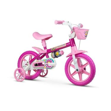 Imagem de Bicicleta Aro 12 Infantil Menina Flower 11 - Nathor