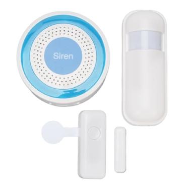 Imagem de de Alarme Sem Fio, Controle Remoto ARM e Staffil, Relatórios de Aplicativos Móveis, Configurações de Alarme de 120 DB, Segurança Flexível -Aplicativos Em Toda (02)