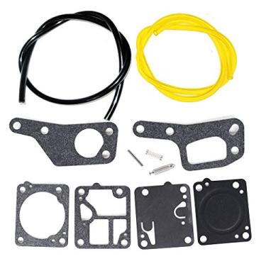 Imagem de HURI Kit de reparo de carburador linha de combustível para motosserra McCulloch Mini Mac 110 120 130 140 RB19 M1M7 300464