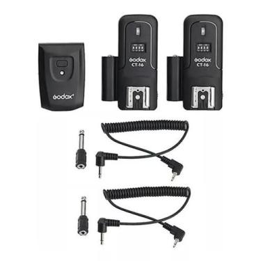 Imagem de Rádio Flash Godox Ct16 Transmissor 2 Receptores