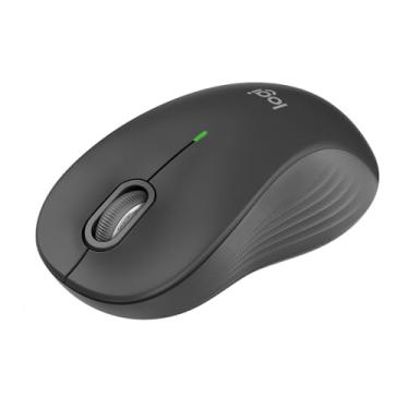 Imagem de Mouse sem fio Logitech Signature M550 L com Design de Tamanho Padrão, Clique Silencioso, Conexão Bluetooth ou USB Logi Bolt, Compatível com Windows, macOS, Linux, ChromeOS, ipadOS e Android- Grafite