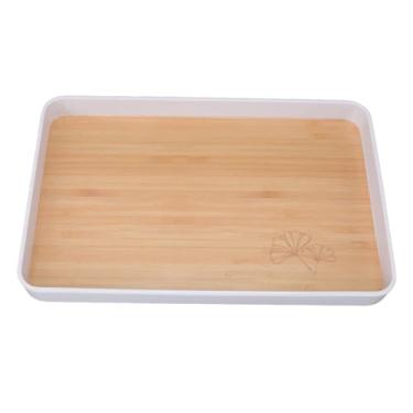 Imagem de Bandeja Retangular Empilhável, Bandeja de Porção de Plástico Versátil para Design Simples para Casa e Escola para Armazenamento e Organização (30x19.5cm / 11.8x7.7in)