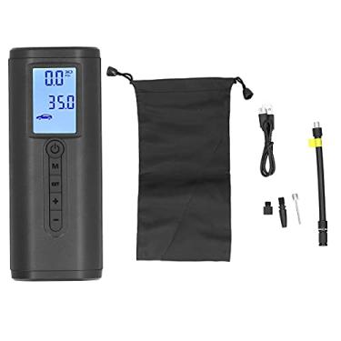 Imagem de Compressor de ar para pneus, bomba de ar elétrica de 150 PSI sem fio, carregamento USB, inflador portátil de pneu para bicicleta