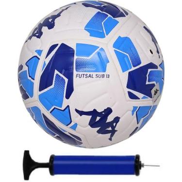 Imagem de Bola Futsal Kappa Blasty 200 + Bomba de Ar, Azul