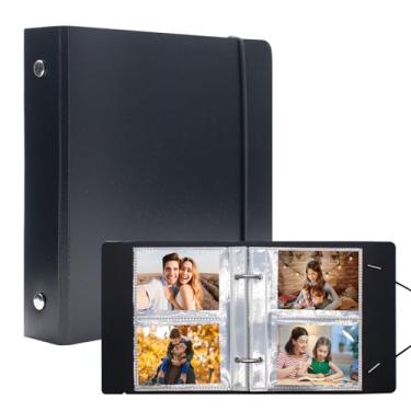 Imagem de Ablus Mini Álbum De Fotos Com 100 Bolso 2X3" Para Polaroid Snap, Fujifilm Instax 7S 8 9 11 12 25 26 40 50S 90 Evo Z2300 Câmera Instantânea