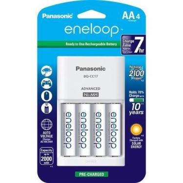 Imagem de Carregador De Pilhas Panasonic Eneloop Com 4 Pilhas Aa 2000M