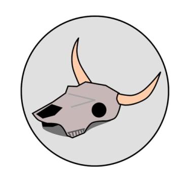 Imagem de Adesivo Decorativo Circular de Parede, Tema Deserto, 20 cm, Vários Modelos (DS-394, BOPP, 20CM)