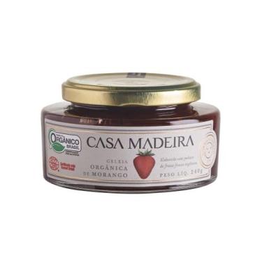 Imagem de Geleia gourmet organica casa madeira de morango 240g