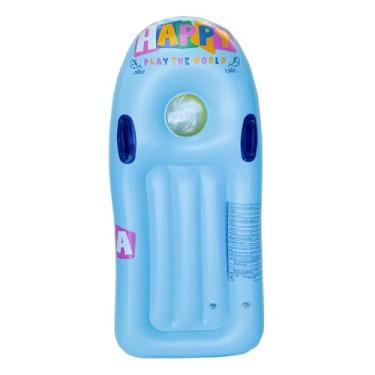 Imagem de Vaveren Prancha de surfe inflável para crianças, boia aquática para aprender a nadar, prancha de surfe e bodyboard, inflável para piscina, festa, Azul