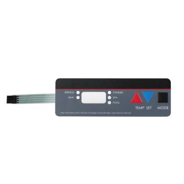 Imagem de Painel de controle de membrana de teclado FDXLBKP1930 de substituição para Hayward todos os modelos da série H (H100ID1, H150FDN, H150FDP, H200FDN, H250FD, H300FD, H350FD, H400FD) Aquecedores de