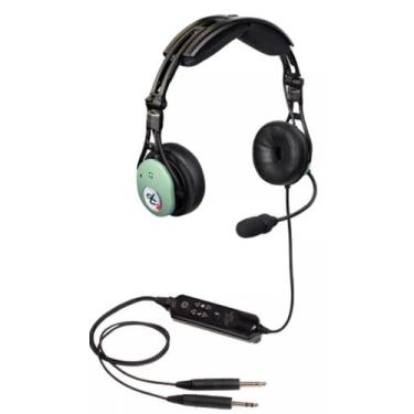 Imagem de Headset David Clark PRO-X2: Fone Aviação ANR Bluetooth, verde