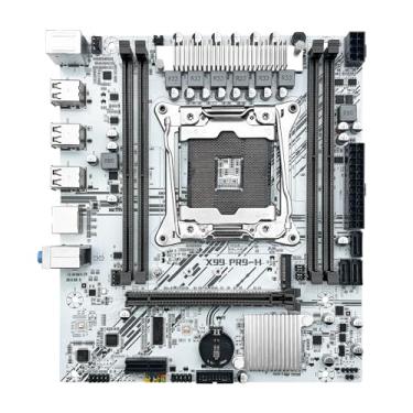 Imagem de QUASAR X99 PR9-H Placa-Mãe ATX, LGA 2011-3, DDR4, M.2 NVMe, SATA 3.0, USB 3.0, Branca