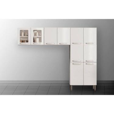 Imagem de Cozinha Modulada Bertolini Evidence 3 Peças (2Aéreos+1Paneleiro) CPT58 Branco-Bertolini