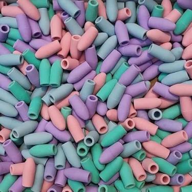 Imagem de Borrachas Ponteira Coloridas Kit com 10 20 E 100 Unidades(10 unidades)