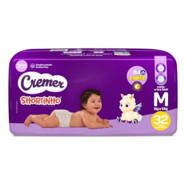 Imagem de Fralda Cremer Shortinho Jumbo M 32 Unidades