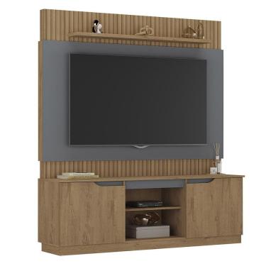 Imagem de Home Painel Torino Sala Para TV 70 Polegadas Com 2 Portas