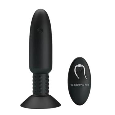 Imagem de Plug Anal Vibratório Com Controle Remoto Brinquedo Erótico Anal 4 Vibrações e Rotação à Prova D’Água 5963