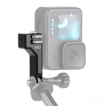Imagem de HSU Adaptador de suporte vertical de alumínio com 20 furos de 1/10.2 cm - para câmeras de ação e outras câmeras de ação AKASO Campark Insta360 DJI Osmo 13/12/10/10/9/8/7/6/5/4 da AKASO Campark