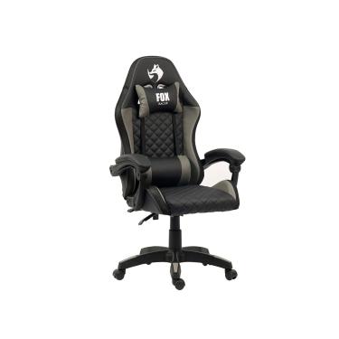 Imagem de CADEIRA GAMER FOX VULPES CINZA