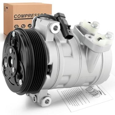 Imagem de Dacall Kit de compressor A/C de ar condicionado adequado para Jeep Wrangler Sport Utility 3.8L (2007-2011), peça de substituição nº 55111401AB, 68045521AA