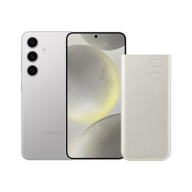 Imagem de S24 (256GB) - Cinza + Bateria Carregador Portátil 2x USB-C, 10000mAh, Super Rápida 25W