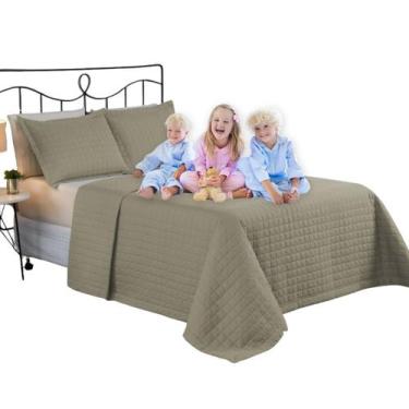 Imagem de Kit Cama King Size Copacabana Percal 300 Fios com Porta-Travesseiros -