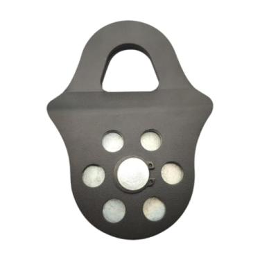 Imagem de Mqetly Polia de Guincho de 6 Toneladas, Polia de Reboque, Polia de Reboque, Polia de Reboque, Preto, Tamanho real