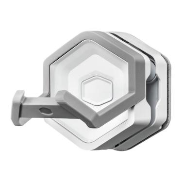 Imagem de Suporte para Headset Cooler Master GEM Fixação Magnética Antiderrapante Gerenciador de Cabos Branco