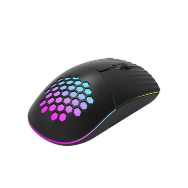 Imagem de Mouse Sem Fio Bluetooth Wifi Usb Recarregável Pc Notebook - Xtrad