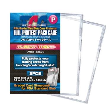 Imagem de TCG FULL PROTECT PACK CASE for PSA(PSA Size) KAWASHIMA INDUSTRIES Made in JAPAN 8 pieces(2 pieces × 4 packages) Graded Card Showcase for PSA Standard Slab, to Protect Sports Cards, Collectible Cards