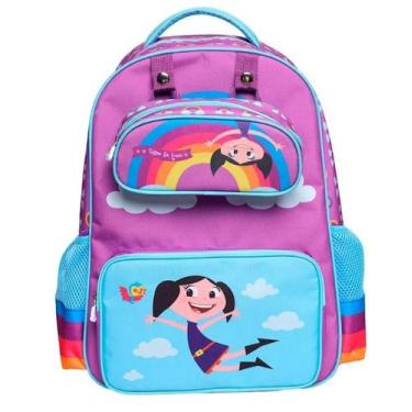 Imagem de Mochila infantil de costas 18 L Escolar O show da Luna com Estojo - Yi