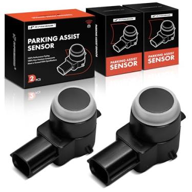 Imagem de A-Premium Sensor de assistência de estacionamento de reserva reversa de 2 peças compatível com modelos Maserati - Ghibli 2014-2022, Levante 2017-2023, Quattroporte 2014-2022