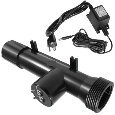 Imagem de mooncar 4CH4002-R Câmara de substituição de câmara ionizadora de piscina para sistema de tratamento de piscina híbrida, com adaptador de cabo de carregamento de transformador ionizador 460304 com