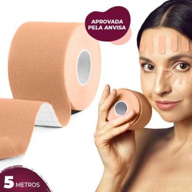 Imagem de Fita Efeito Lifting Cuidado Facial 5 Metros Tape Anti Rugas - Gwen