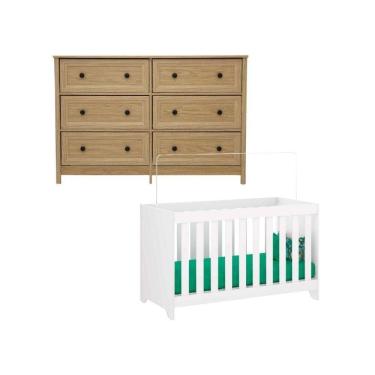 Imagem de Berço Multifuncio3x1+ Cômoda Ditália 6gav Bbi-51 -217