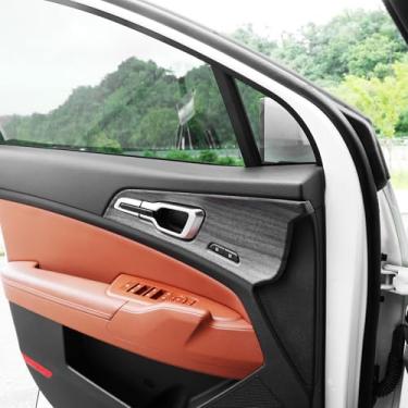 Imagem de YOUTOOCAR Guarnição das tampas do painel de porta de grão de madeira compatível com acessórios KIA Sportage NQ5