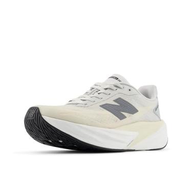 Imagem de New Balance FuelCell Rebel V5 Tênis de corrida feminino, Linho/cinza/branco, 7 Wide