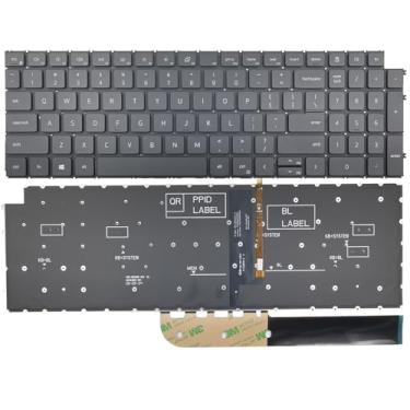 Imagem de Keybaord de substituição para Dell Inspiron15 3510 15 3511 15 3515 15 5510 5518 5515 15 3520/Vostro 15 3510 15 3515 3520 3525, Latitude 3520 3530 Substituição do teclado retroiluminado