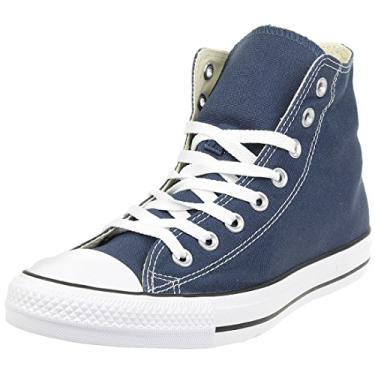 Imagem de Converse Tênis unissex Chuck Taylor All Star Canvas cano alto, Azul marino, 5 Women/3 Men