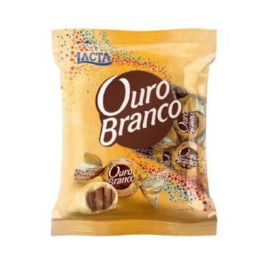 Imagem de Bombom com Recheio de Chocolate e Cobertura de Chocolate Branco Lacta 