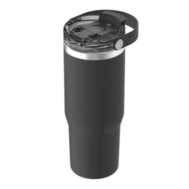 Imagem de Oggi Copo isolado a vácuo de 850 g com tampa e alça de transporte superior – garrafa térmica de café de aço inoxidável, caneca de viagem, serve para porta-copos, à prova de suor, para bebidas quentes