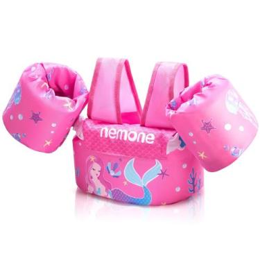 Imagem de Colete de natação NEMONE Toddler para crianças de 10 a 32 kg com asas 