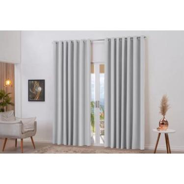 Imagem de Cortina 2,00x1,30 Blackout Blecaute Corta Luz Tecido Grosso - FF Enxov
