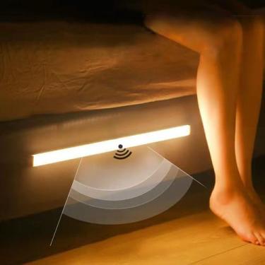 Imagem de Luminária Sensor de Movimento Luz Acende Cama Armário 10cm - Arena
