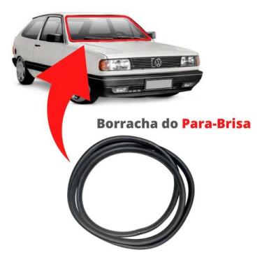 Imagem de Borracha Do Parabrisa Vidro Dianteiro Voyage 1981 Até 1996 - Uniflex
