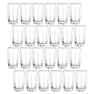 Imagem de Jogo 24 Copos De Vidro transparente Lond Drink 374ML Amadeus - CRISTAR