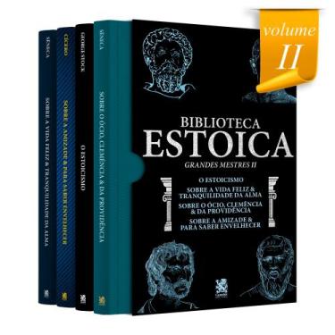 Imagem de Livro - Biblioteca Estoica: Grandes Mestres Volume II - Box com 4 livr