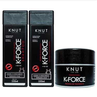 Imagem de Kit Knut Tratamento K-Force e Máscara 300g 3 Itens
