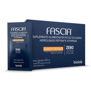 Imagem de Suplemento Alimentar Fascia Sabor Laranja 30 Sachês 11g